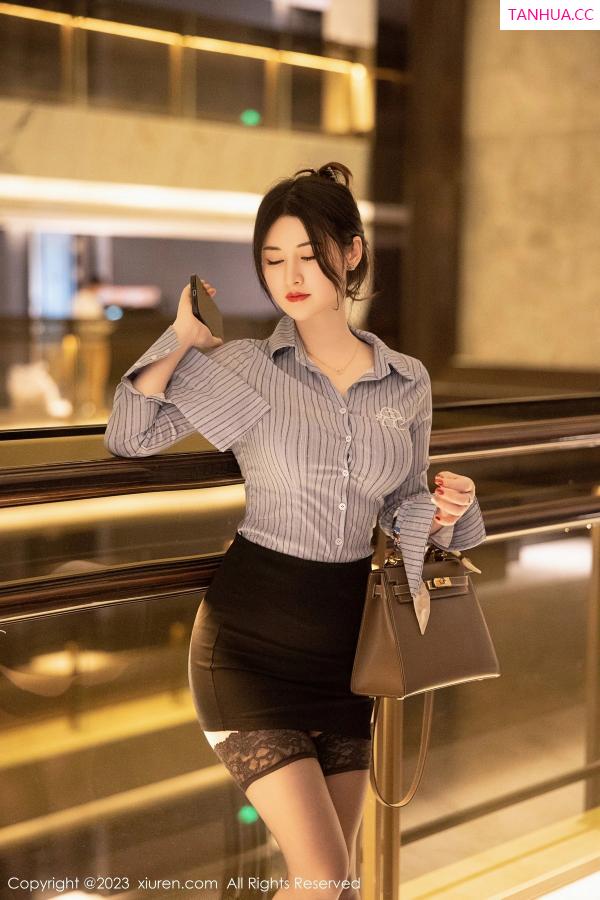 陈诗诗 诗诗 [XiuRen]高清写真图 2023.03.01 No.6343 诗诗kiki 美腿黑丝第11张图片